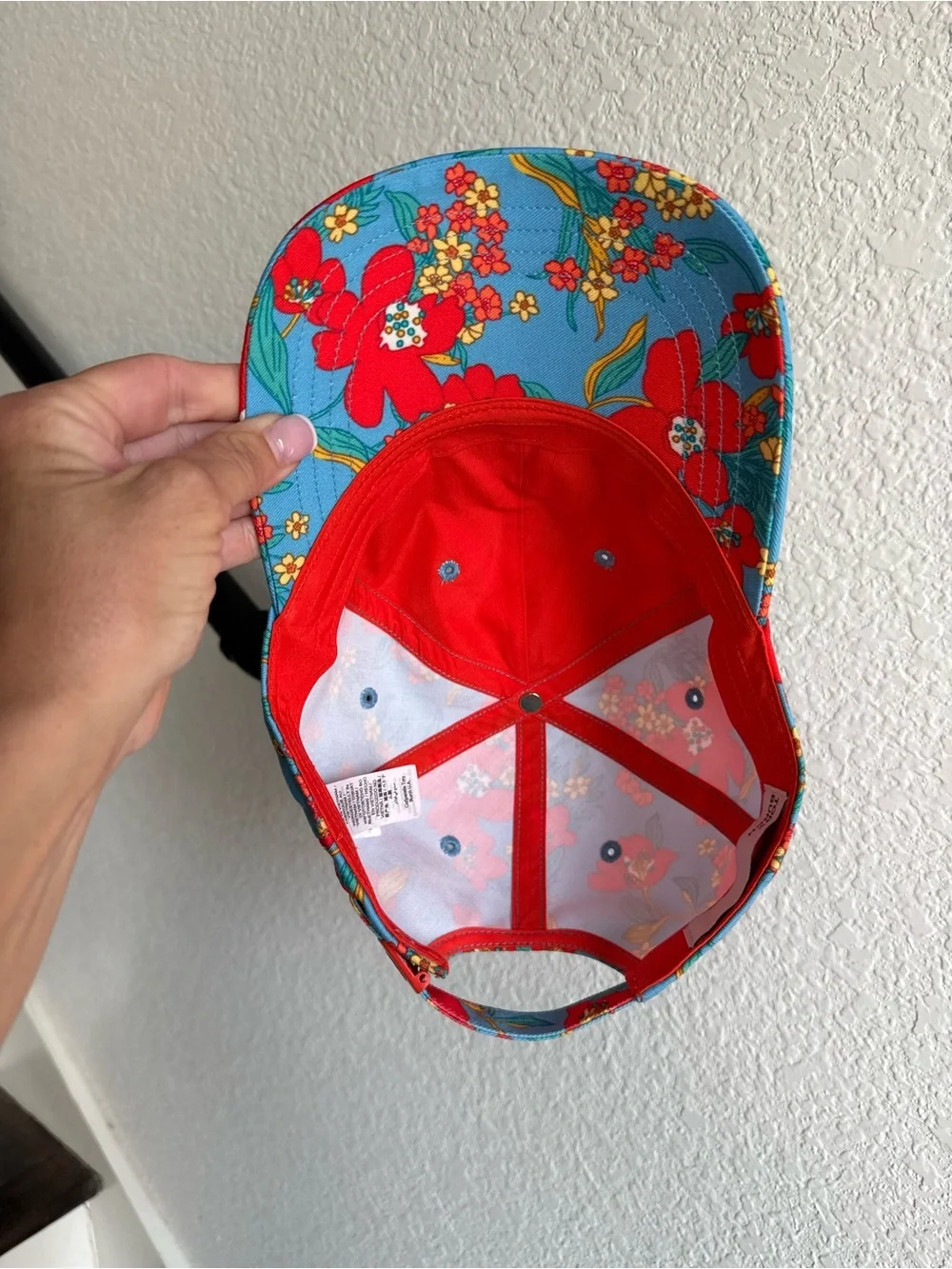 Tory Burch Printed Love Cap In Wildflower NWOT